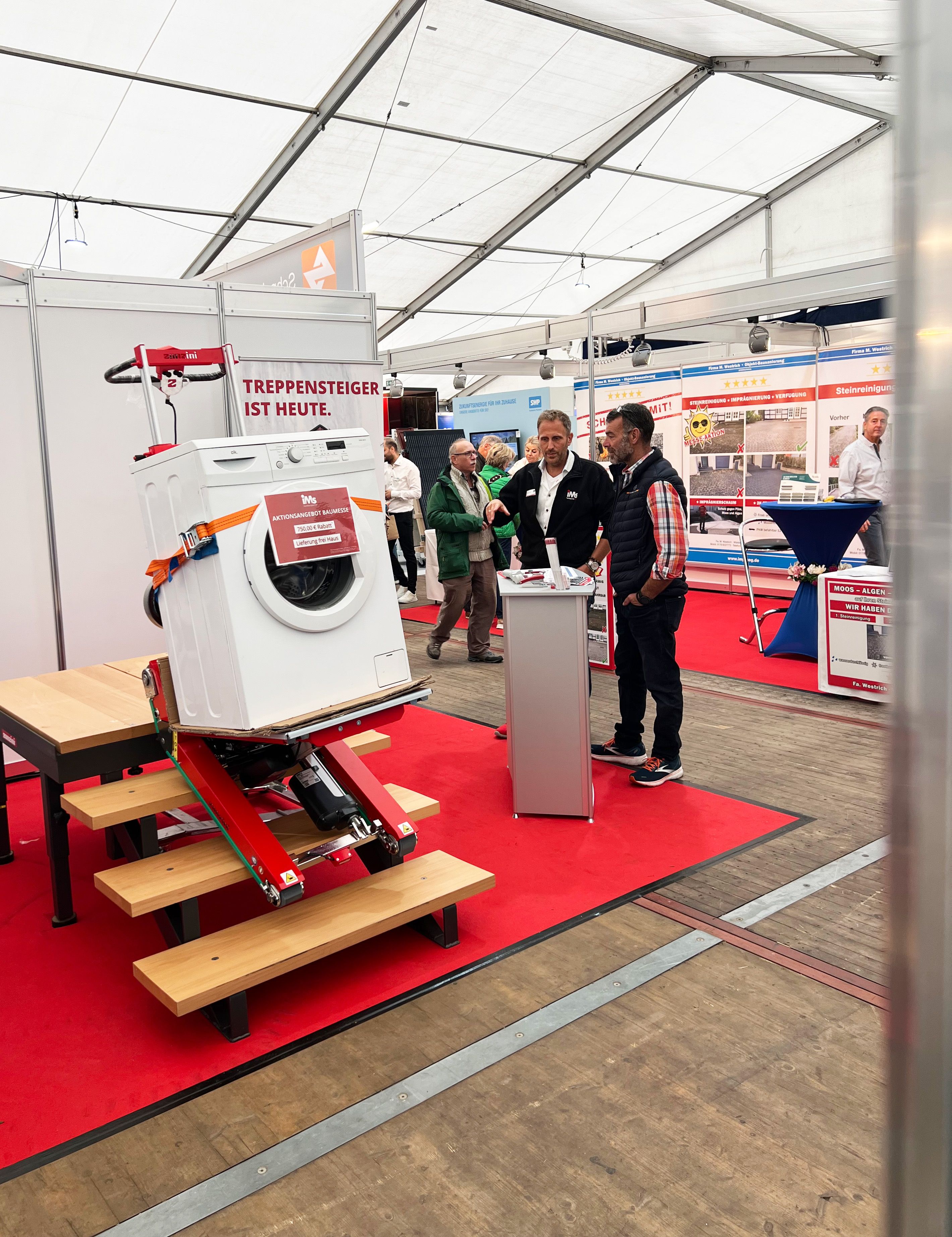 Baumess Pforzheim Messeauftritt ims Handhabungstechnik GmbH