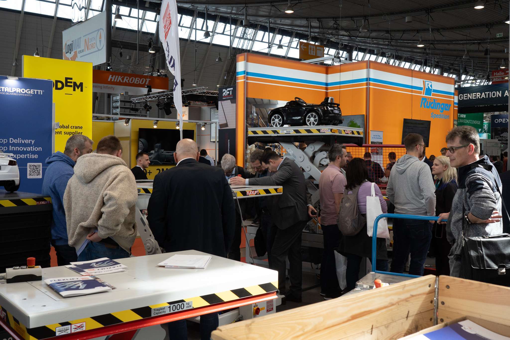 Stand d'ims Handling Technology au salon LogiMAT