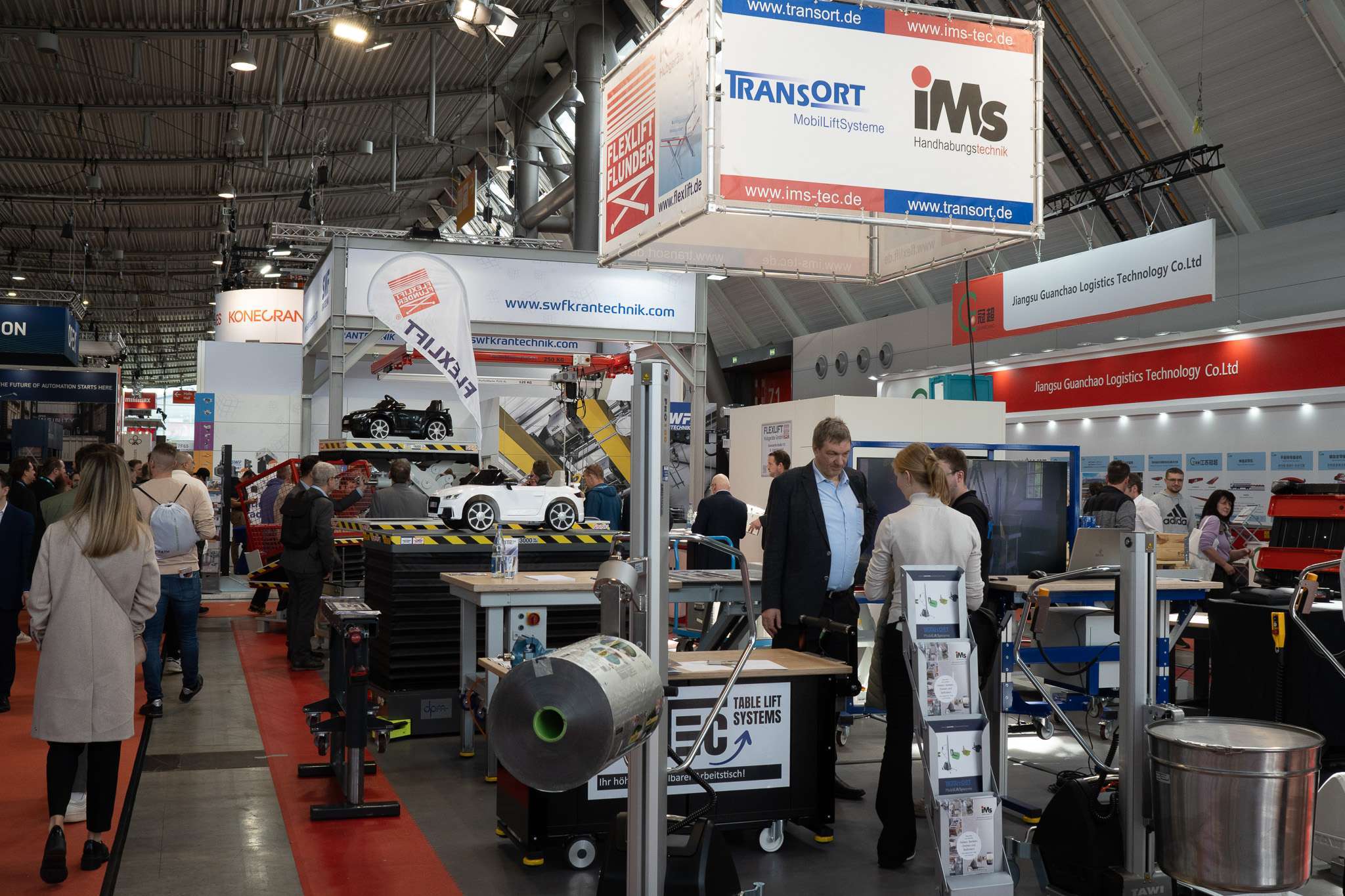 Stand d'ims Handling Technology au salon LogiMAT