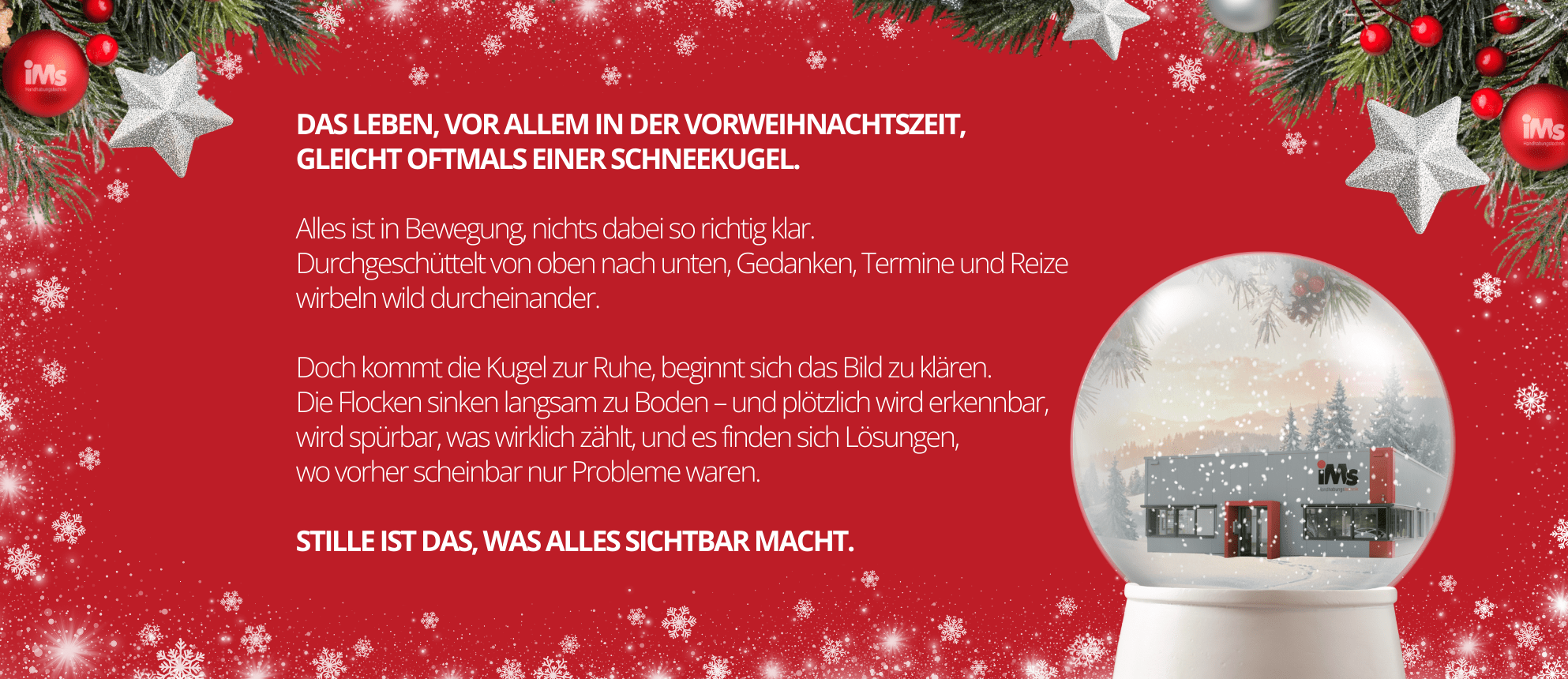 Meilleurs vœux de Noël emplis de paix et de gratitude