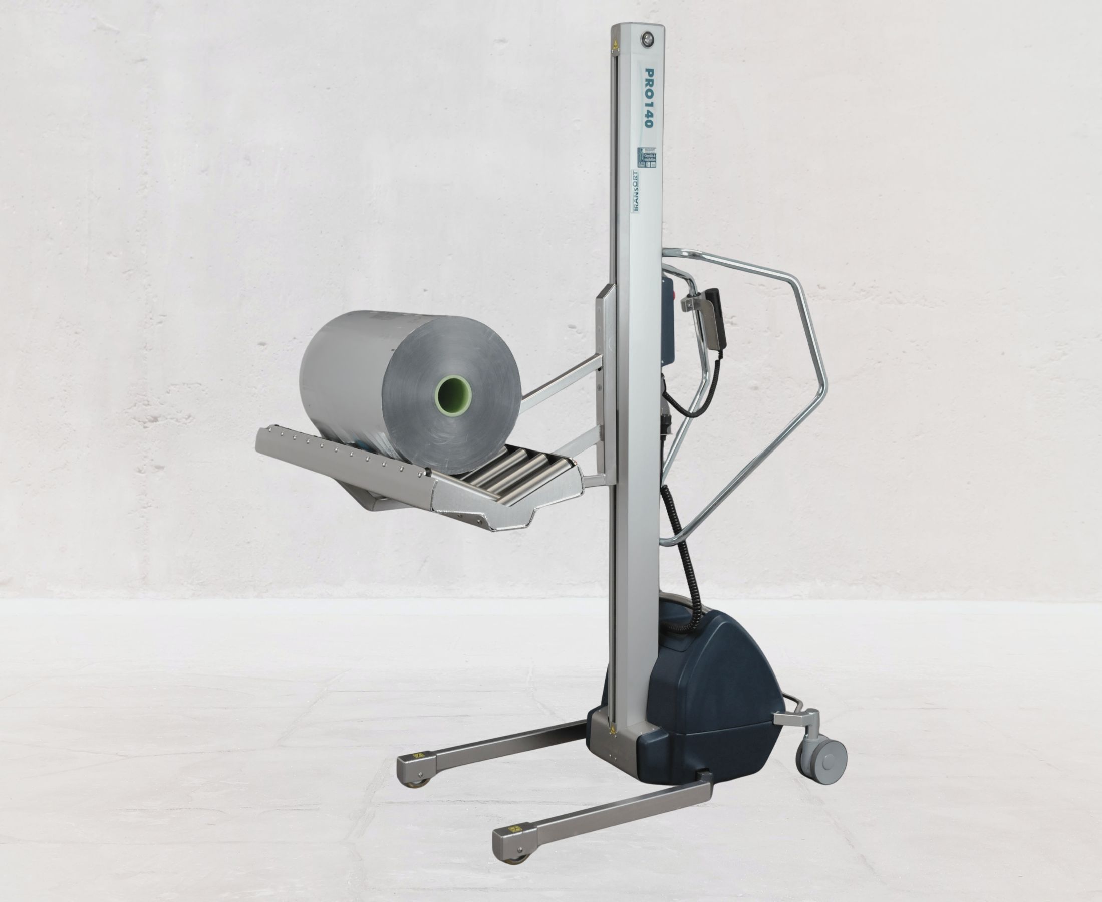 Rollenhandling Kleinhubgerät mit Aufnahmeprisma mit Rollen Tragfähigkeit 80 kg